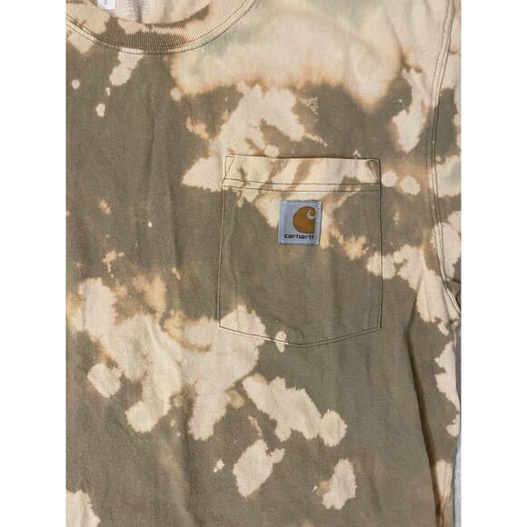 Carhartt Shirt Mens Size Small Loose Fit Pocket T-Shirt Streetwear Acid Wash - Picture 3 of 4